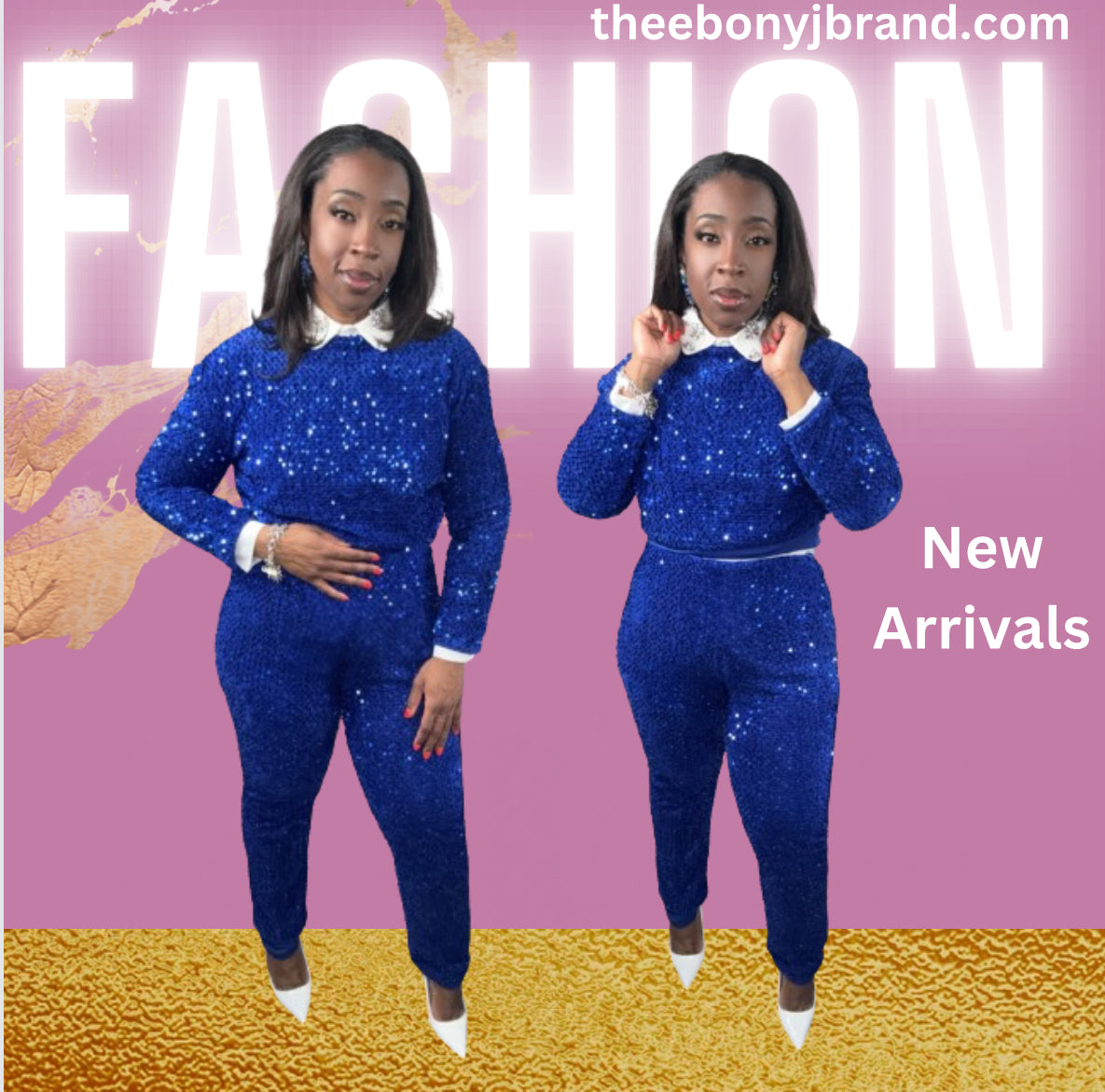 Royalty Sequined Set
