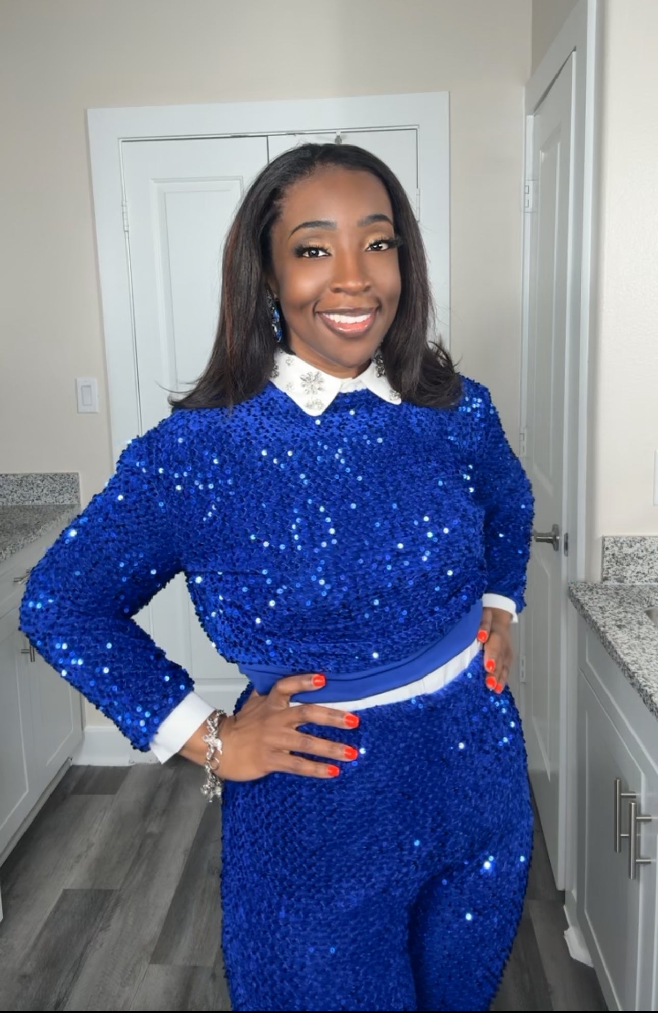 Royalty Sequined Set