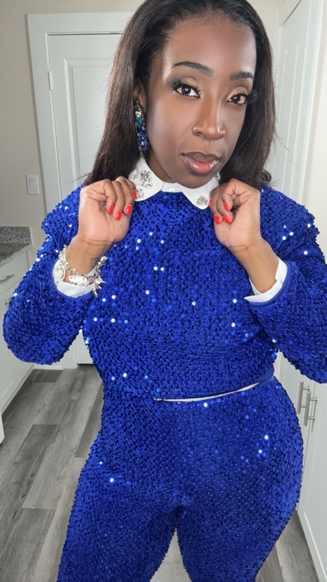 Royalty Sequined Set