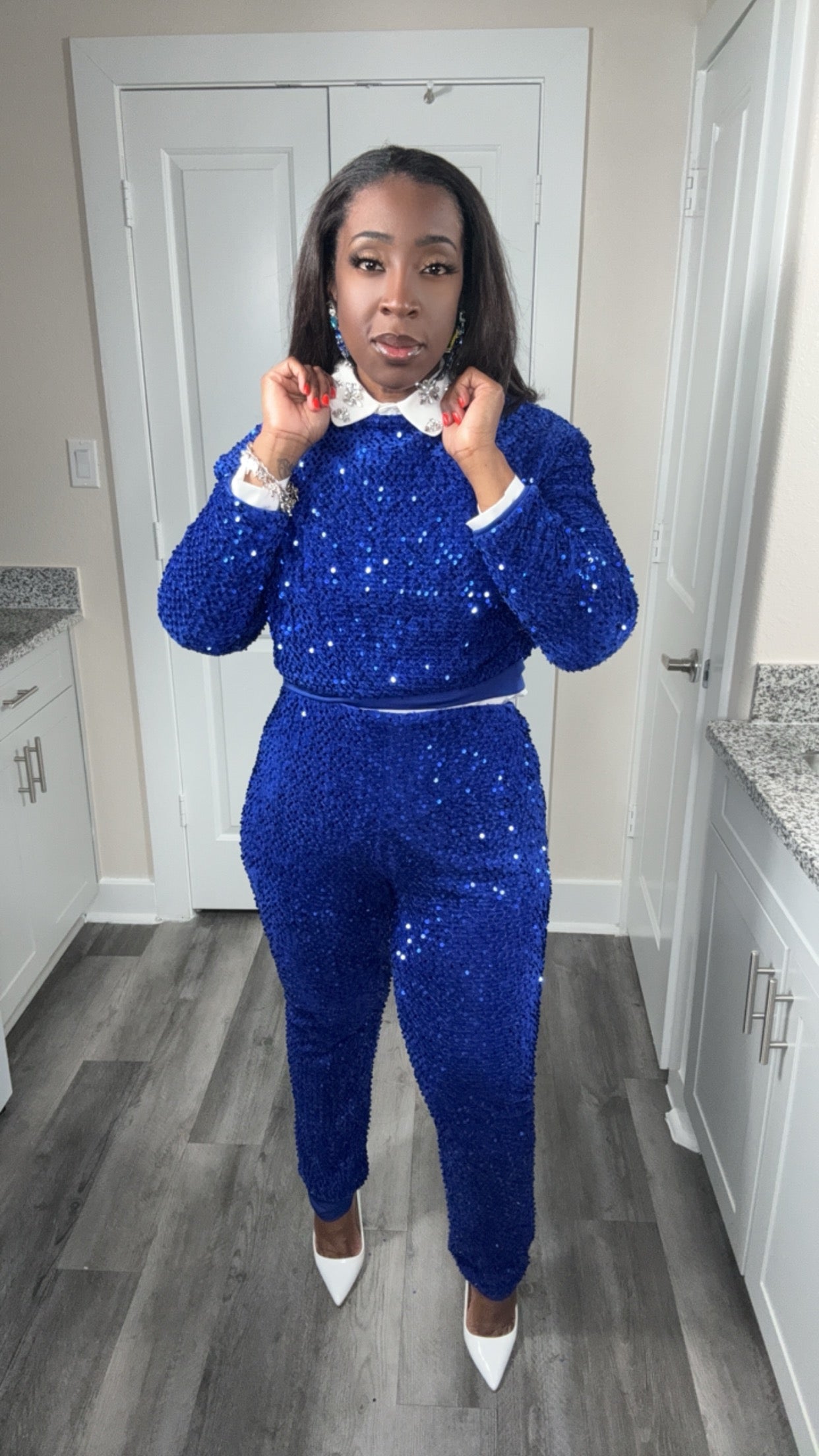 Royalty Sequined Set
