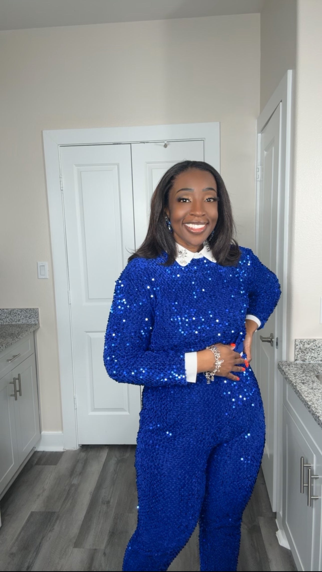 Royalty Sequined Set