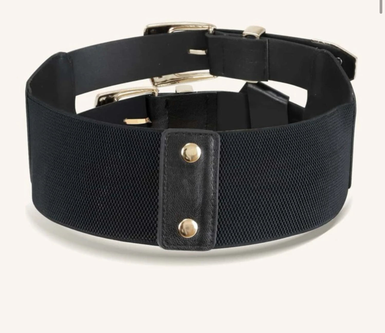 Elegant Double Buckle Belt